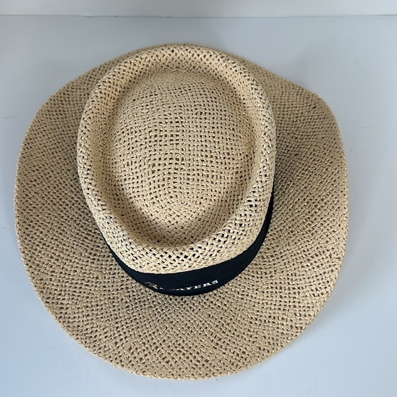 Ahead Authentics Tan The Players Gambler Straw Hat with Black Band Size L/XL - Picture 2 of 7